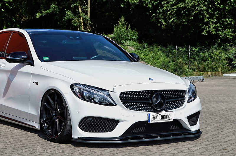 ingo noak cup frontspoilerlippe aus abs fur mercedes benz c klasse w204 s204 c204 bj 2011 2015 ingo noak tuning