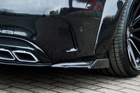 Heckansatz Seitenteile mit Wing für Mercedes C-Klasse C63AMG+S