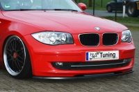 CUP Frontspoilerlippe für BMW 1er E81 87 Facelift ab Bj. 2007-